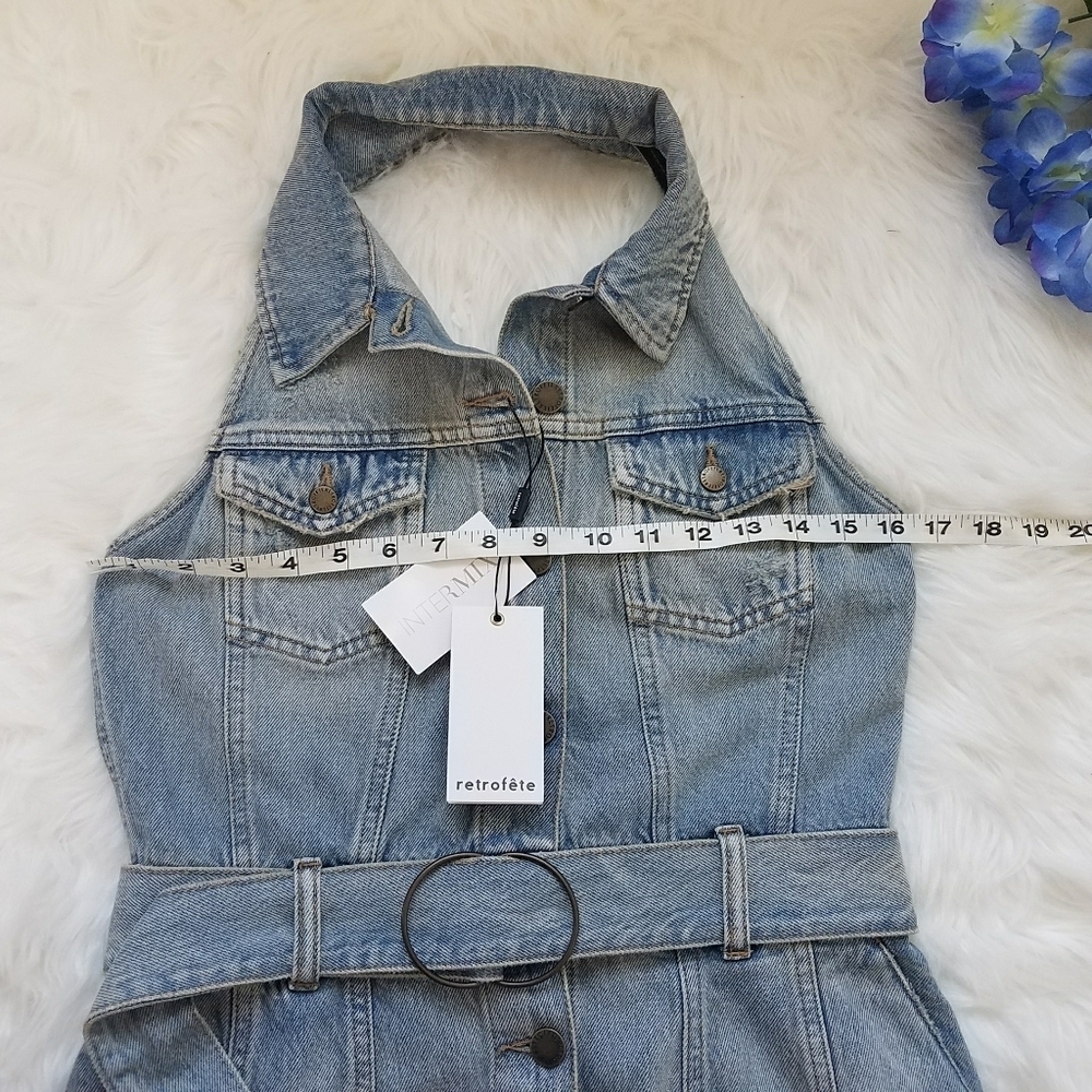 RETROFETE Tamar Denim Dress - Picture 6 of 12